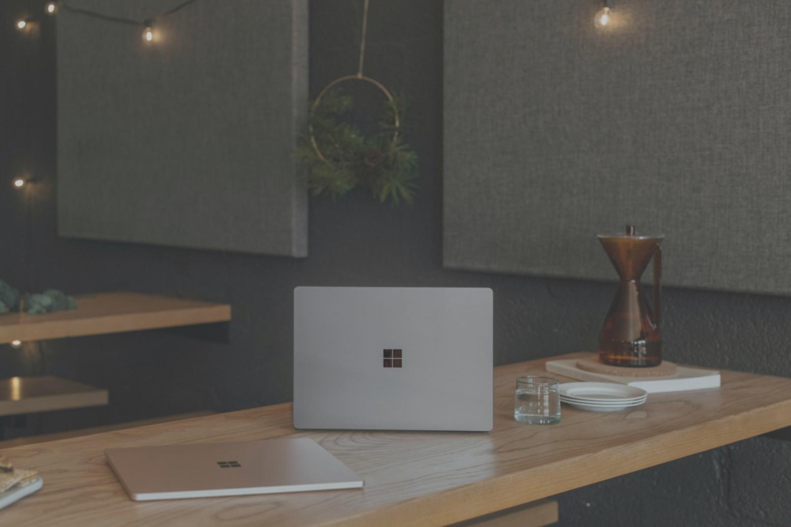 Financial analysis workspace showing modern technology and data visualization tools